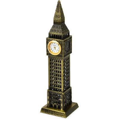 Bigben İngiltere Metal Saat kulesi 24 cm